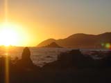 Tapu te ranga island in the evening