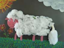 Shrek the Sheep??? errr NO! This was used in a game of 'pin the tail on the sheep'