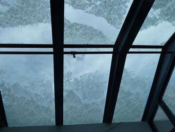 Snow on Reception Roof